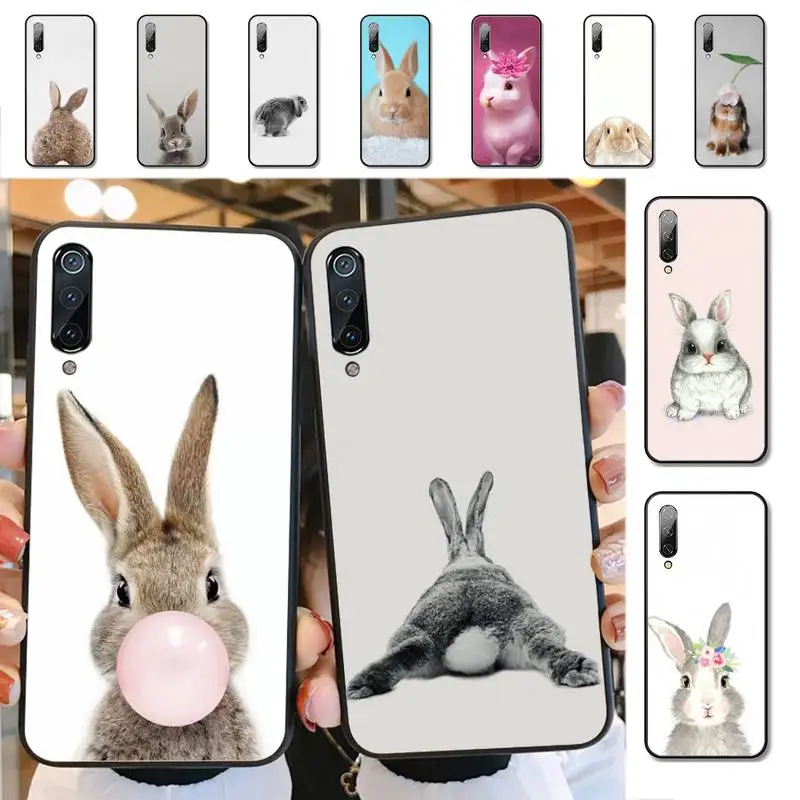 

YNDFCNB Cute Bunny Rabbit Phone Case for Xiaomi mi 8 9 10 lite pro 9SE 5 6 X max 2 3 mix2s F1