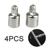 4pcs top eye end cap fitting pipe sunshade umbrella connector for yacht boat