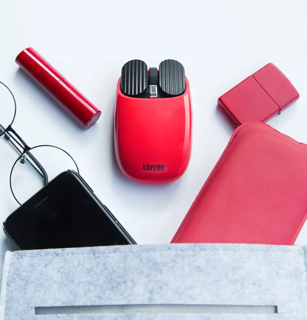 Xiaomi Youpin LOFREE Беспроводная bluetooth-мышка 2,4G Bluetooth двухрежимный подключение жеста игра офисная компьютерная мышь для Windows