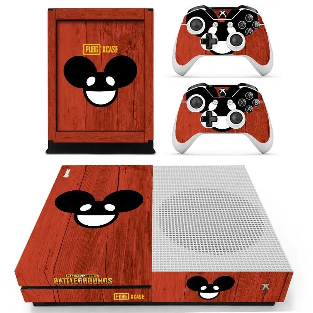 Виниловая наклейка PUBG для консоли Xbox One S и контроллеров Slim |