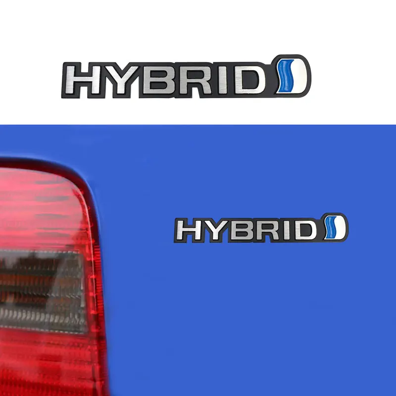 Новый дизайн 3D Металлическая Автомобильная наклейка автомобильный Гибридный