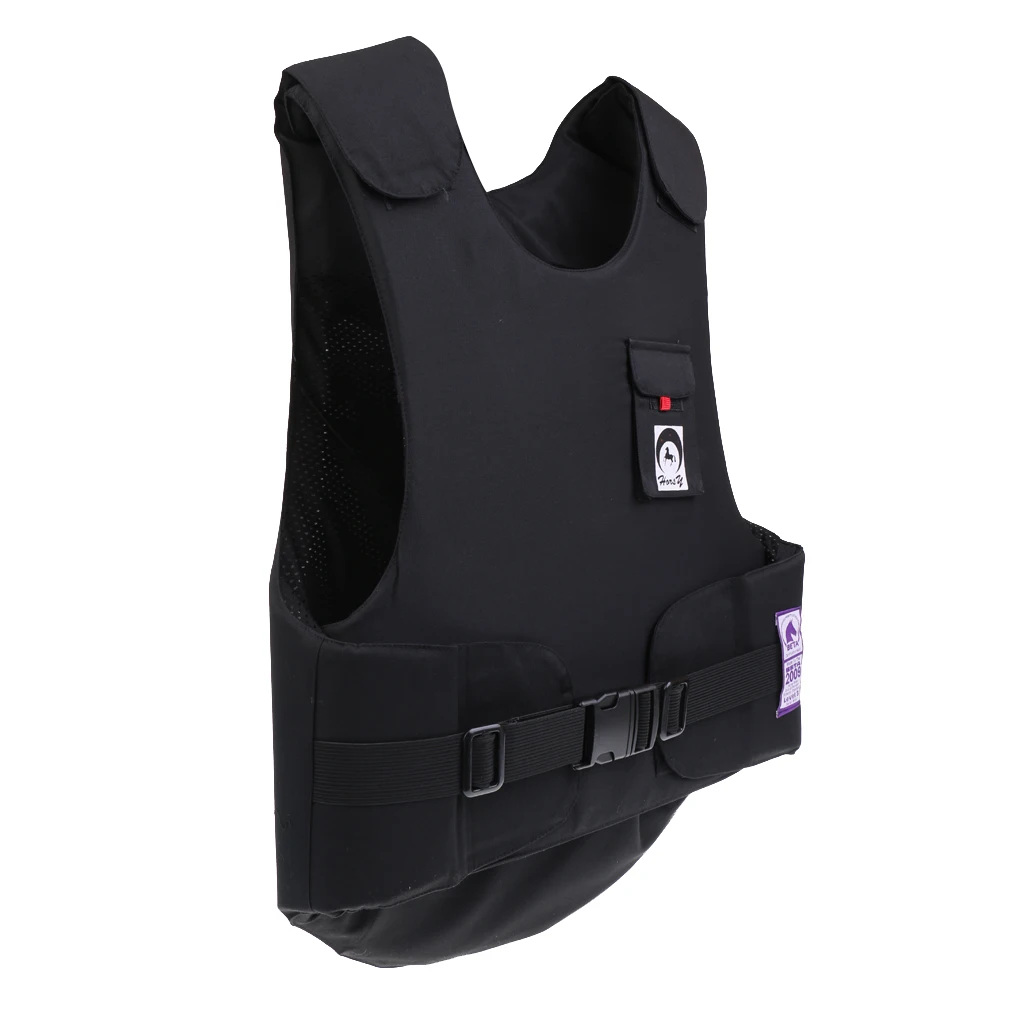 

Adults Equestrian Protective Vest Horse Riding Vest Body Protector EVA Foam Padded Shock Absorption - S / M / L