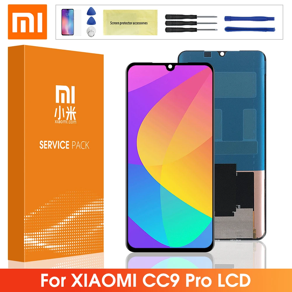 Оригинальный дисплей для Xiaomi Mi CC9 Pro CC9Pro ЖК сенсорный экран дигитайзер в сборе Note 10