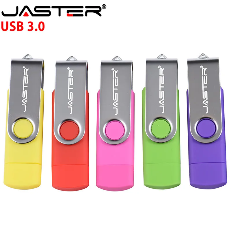 USB флеш накопитель JASTER с поддержкой OTG Usb 3 0 8 128 ГБ|USB флэш-накопители| |