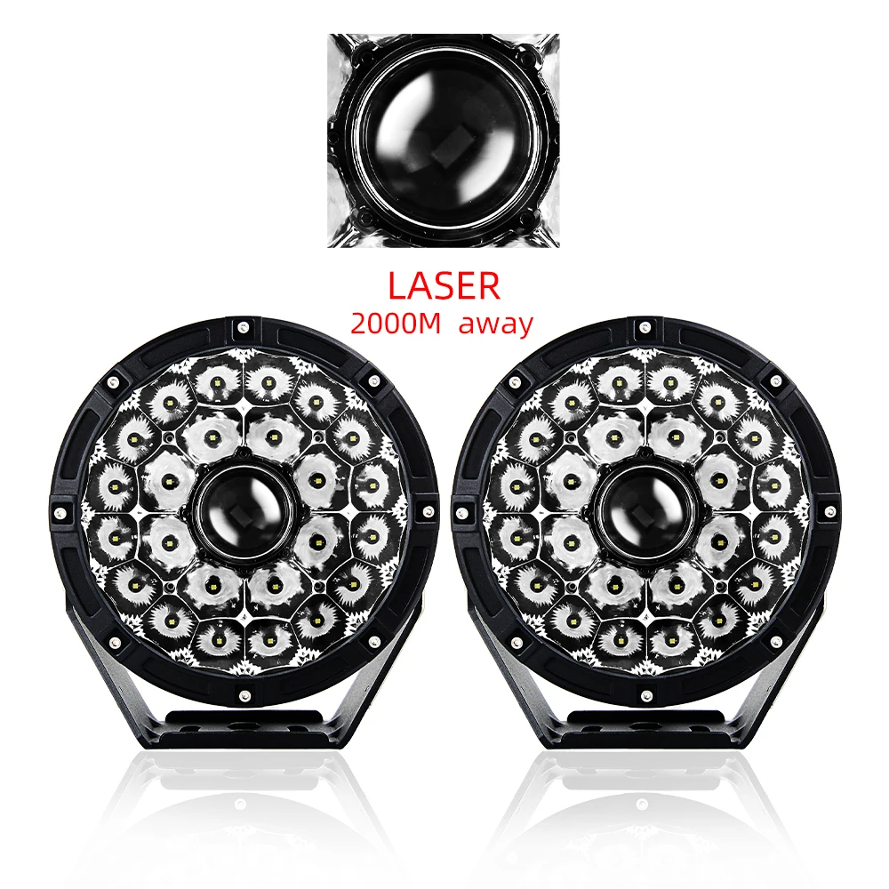 

2 Years Warranty Off Road Truck Tractor Suv 8.5Inch Led Round Spot Laser Fog Driving Work Light