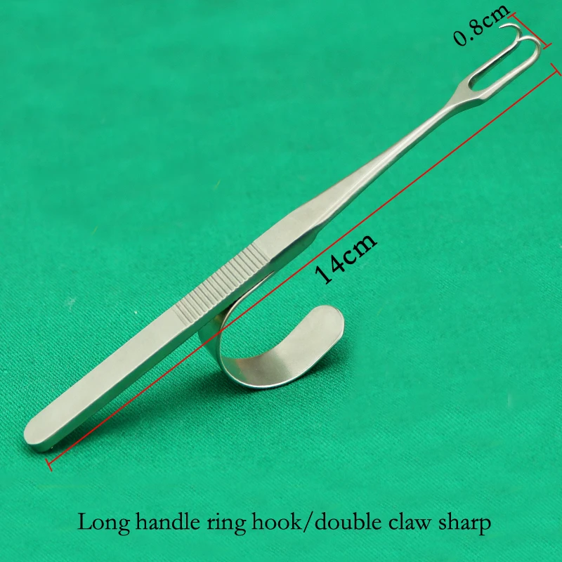 Офтальмологический инструмент для двойного века крючок век