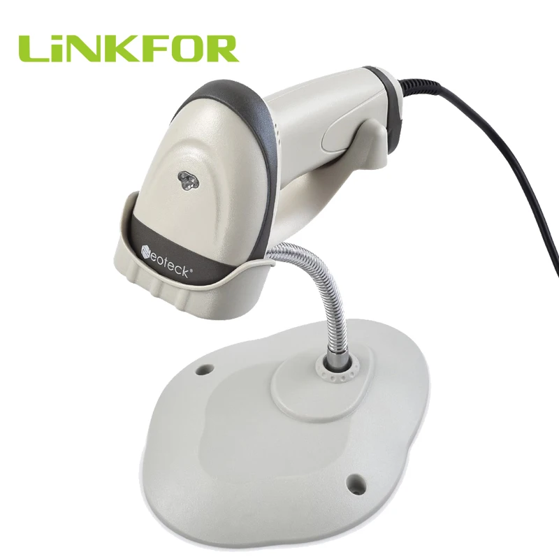 LiNKFOR USB длинное сканирование ручной непрерывный POS лазерный сканер штрих кода с