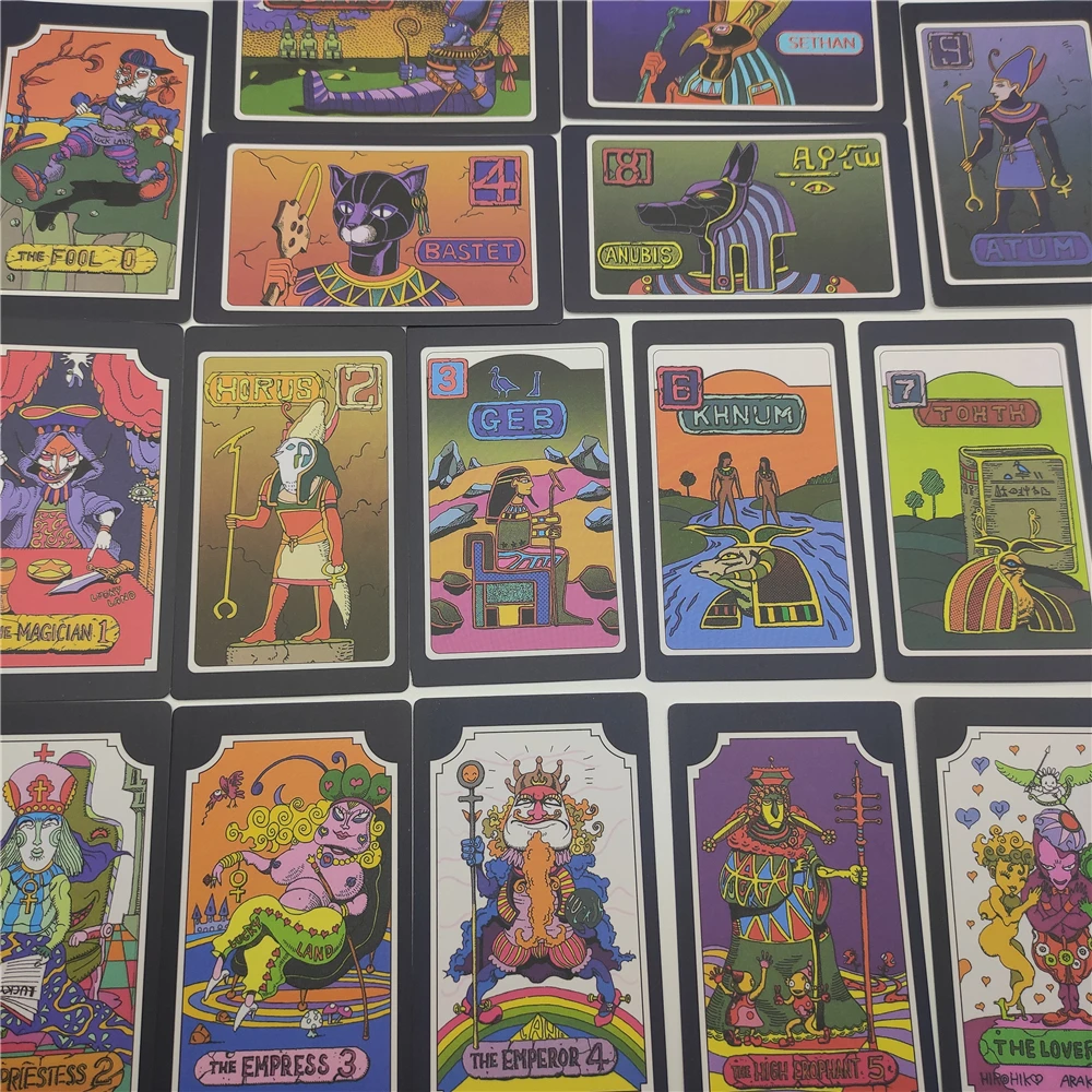 

31pcs/set Anime JoJo Bizarre Adventure Cosplay 22 Grand Akana + 9 Royal Gods Props Chess Cards Gift Tarot Card In Box Synopsis