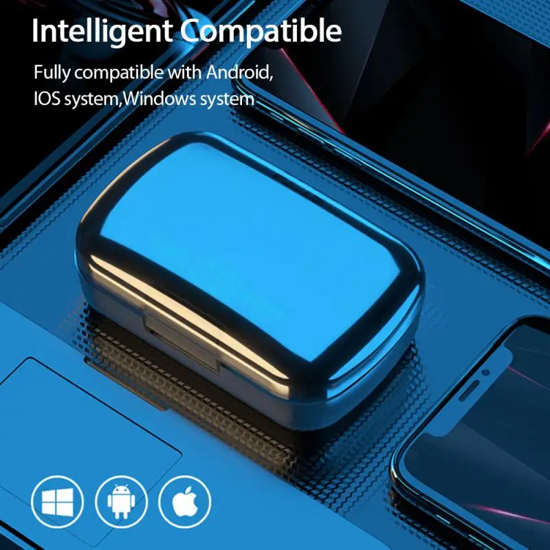Беспроводные наушники-вкладыши M5 с поддержкой Bluetooth 5 1 и светодиодный ным