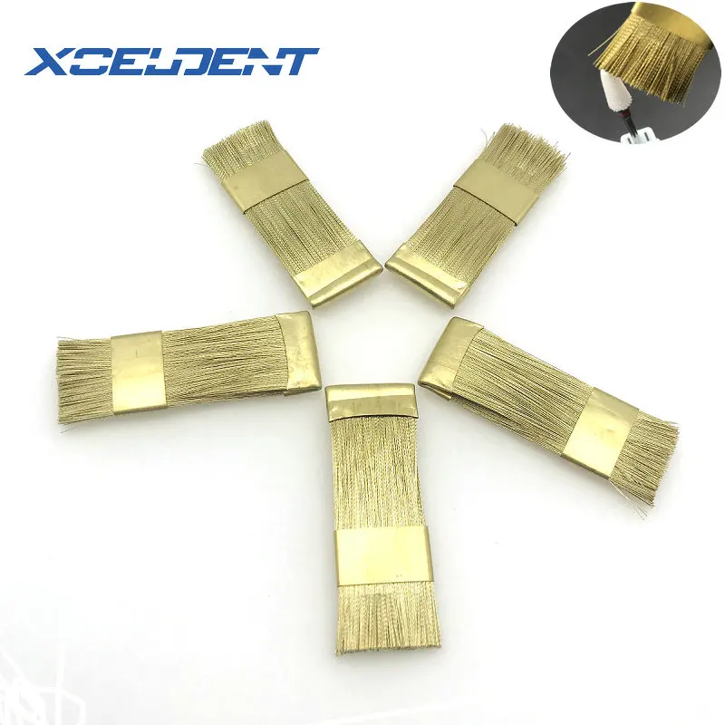 5 шт. Бур для очистки медной проволочной щеткой и сверлами ногтей щеточка чистки