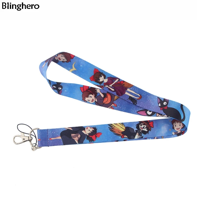 Blinghero Goldfish Cartoon Lanyard for Keys Cute Anime Gift Fashion Phone Neck Strap ID Badge Holder Ponyo Print Lanyards BH0425