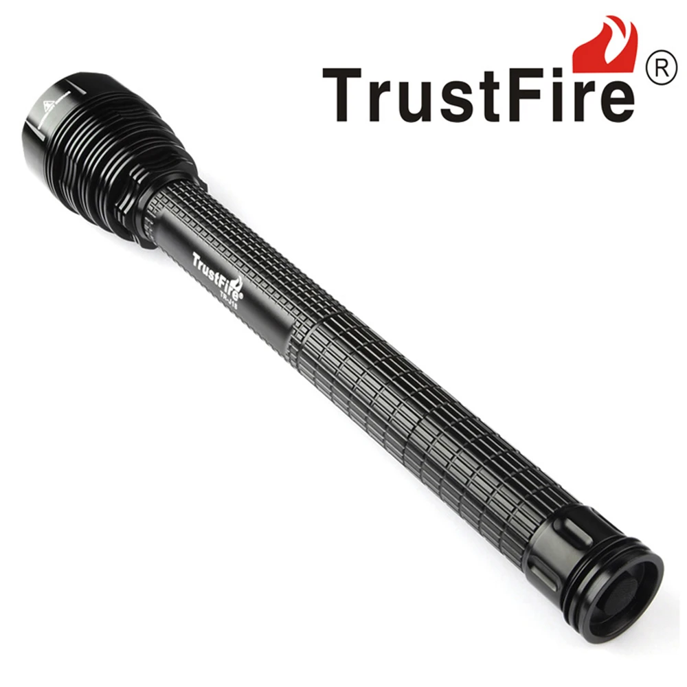 

TrustFire J18 LED Flashlight Aluminum Alloy LED Light Outdoor Camping Hunting 8000LM Electric Torch Lamp Tactical Flashlight