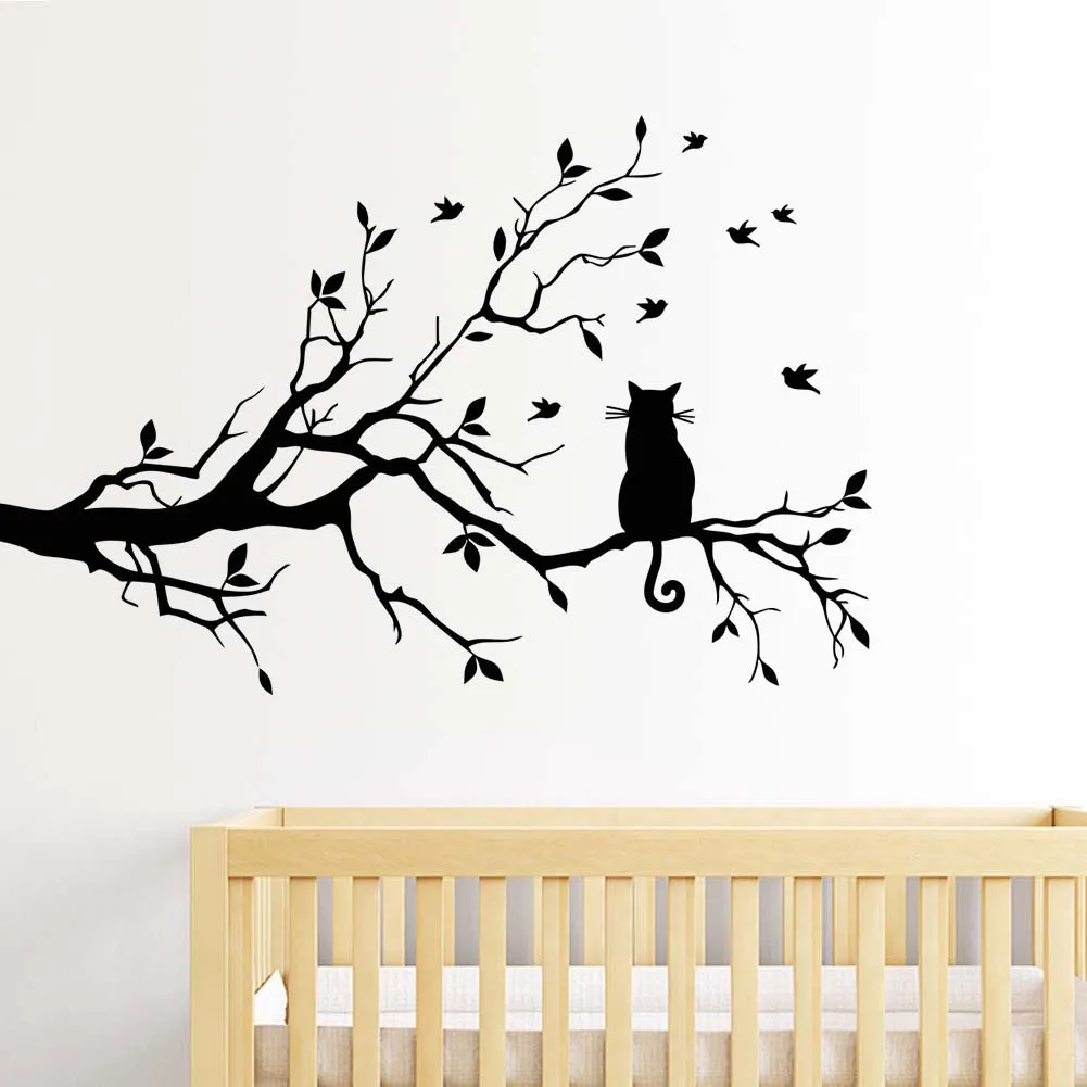 

Creative Cartoon Wall Sticker Beautiful Peach Blossom Wind Chimes Decoration Art Decals Wall Stickers Home Wallpaper Decoration