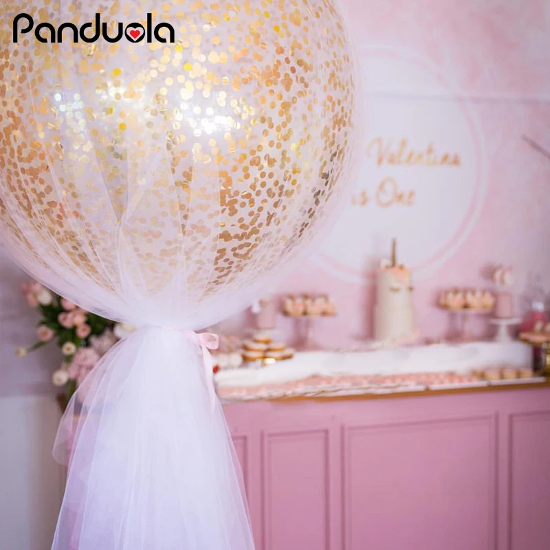 Детские круглые гигантские шары из фатина диагональю 36 дюймов|Воздушные и