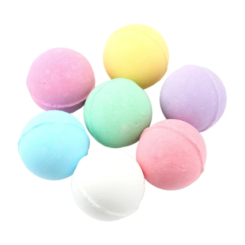 

5Pcs 20g Bubble Small Bath Bombs Body Stress Relief Exfoliating Moisturizing Aromatherapy SPA Salt Ball Shower Cleaner