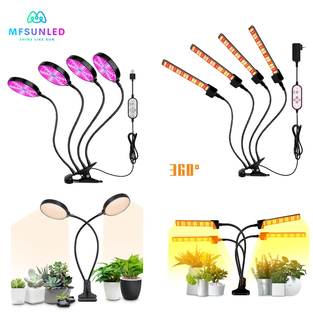 

LED Grow Light Full Spectrum Indoor Grow Light Led Planting Full Spectrum Light 30W Lighting Clip Succulent Fill Light