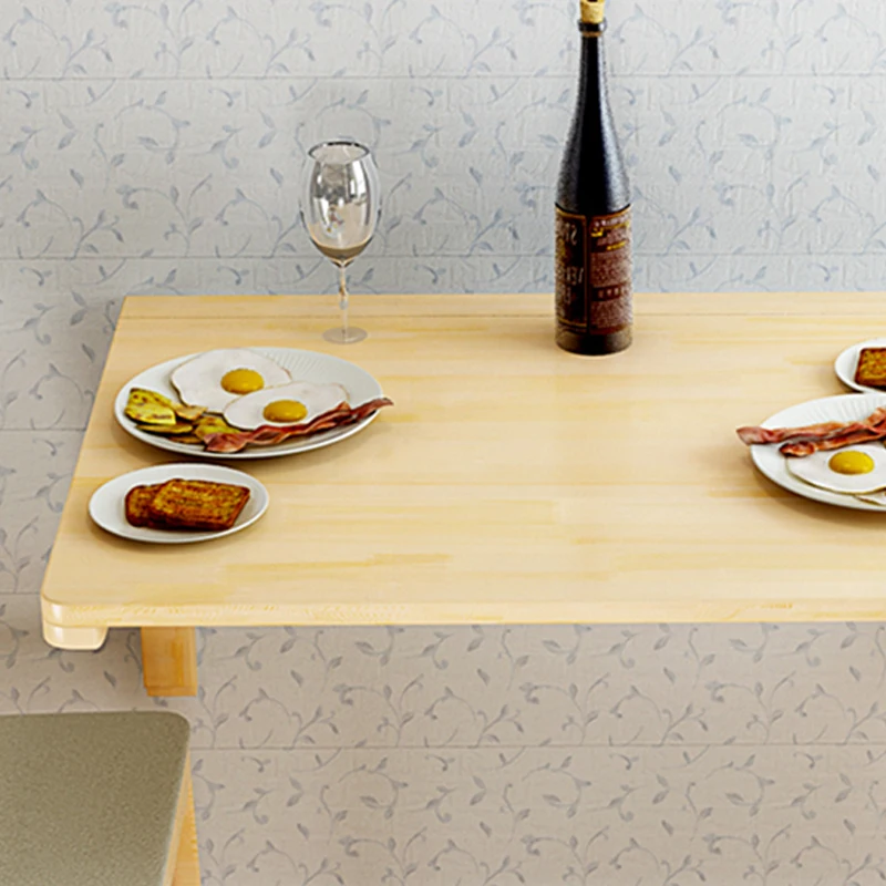 Складной стол из массива дерева планшетофон 120*60 см настенный компьютерный