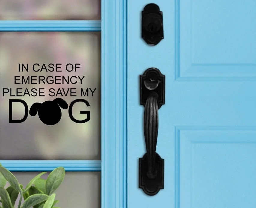 Для сохранить свою собаку в чехол возникновения чрезвычайной ситуации оконная
