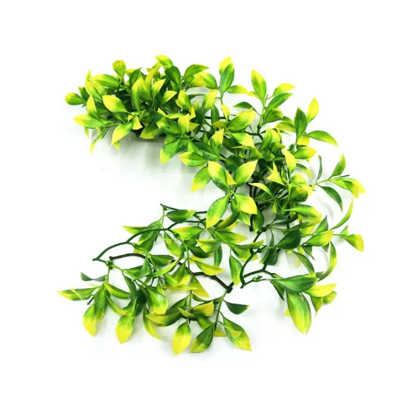 Рептилия аквариум озеленение искусственное пластиковое растение с