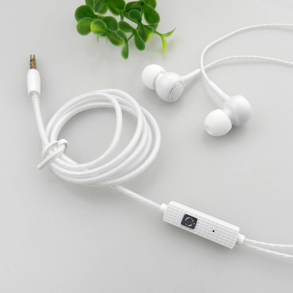 In ear Wired Earphone Earphones Headset Smartphone With Mic for Android iPh handphone | Электроника