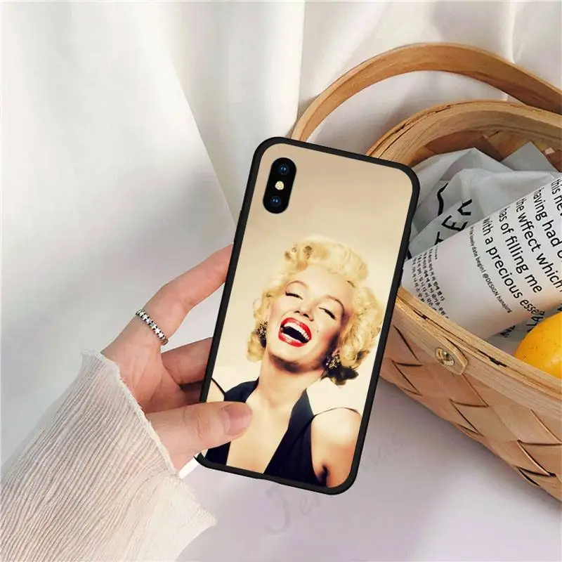 

Marilyn Monroe famous singer actor Phone Case for iPhone 11 12 mini pro XS MAX 8 7 6 6S Plus X 5S SE 2020 XR
