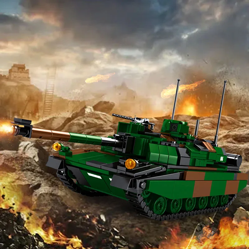 889 шт. основной боевой танк в стиле милитари|Блочные конструкторы| |
