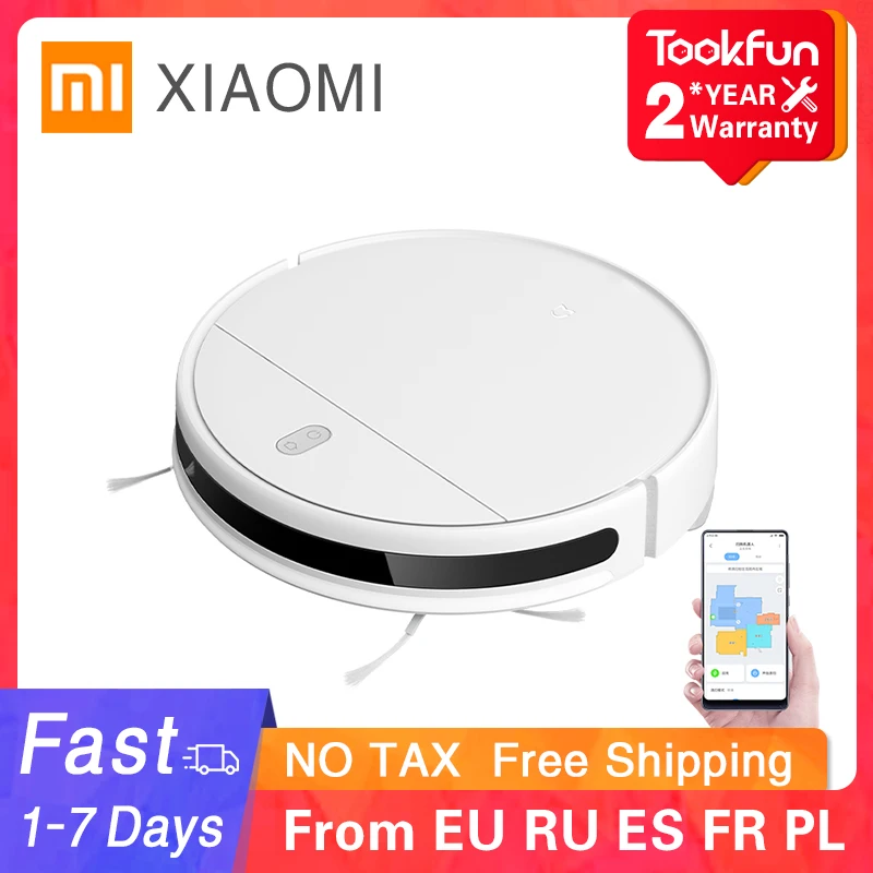 Новинка 2021 робот Xiaomi Mijia 2 в 1 для сухой и влажной уборки G1 подходит домашнего