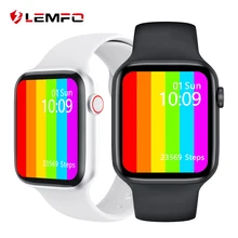 LEMFO IWO W46 Smart Watch Men 2021 Custom Dial 1.75 Inch HD Screen  For Iwo 12 Pro Women Smartwatch Android Ios Pk W26 W56 Hw22