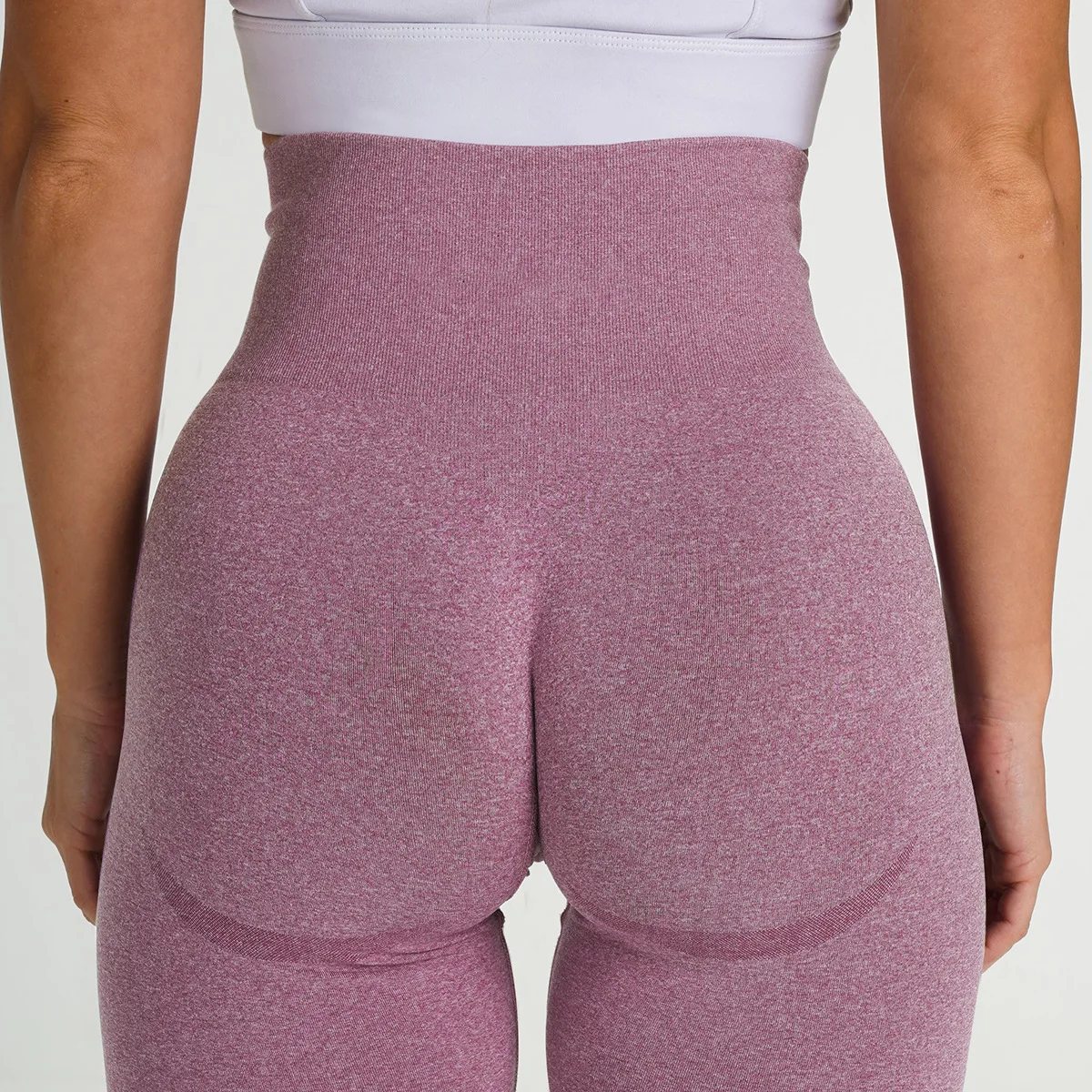 

Seamless Breathable Quick-drying Women High Waist Hip Tight Elastic Bodycon Women Leggings Fashion Sexy Brown Pants