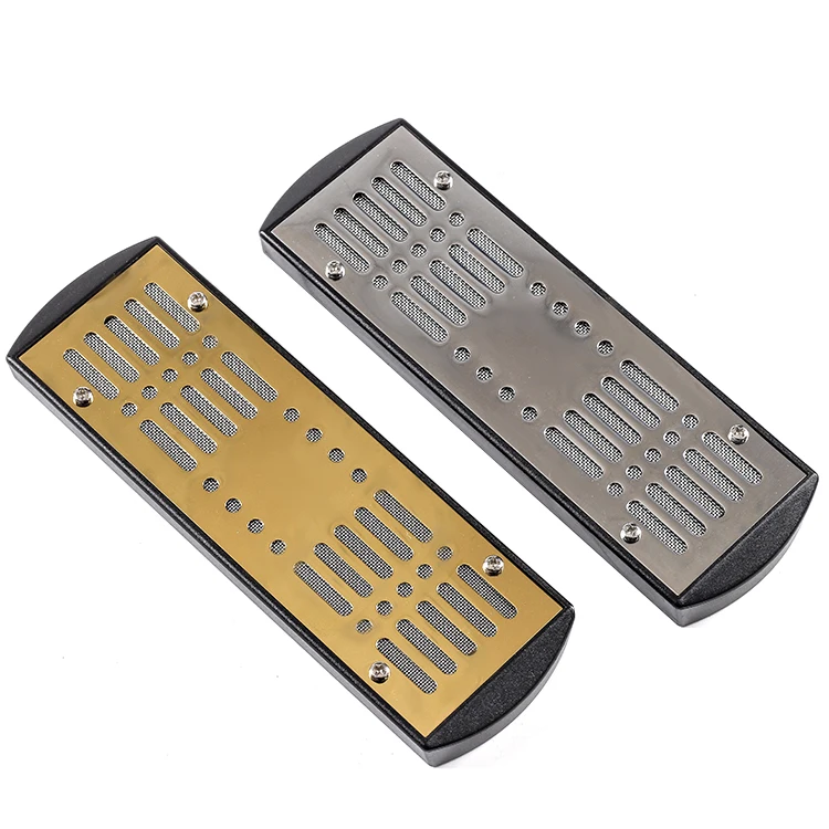 Новинка 1 шт. металлическая Золотая Серебряная прямоугольная табачная лампа