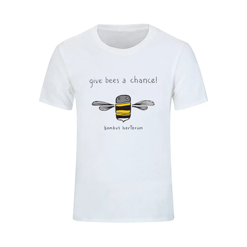 Give Me A Chance Honey Bees/мужские футболки оптом Xxl 2020 модные 3d Забавные брендовая уличная
