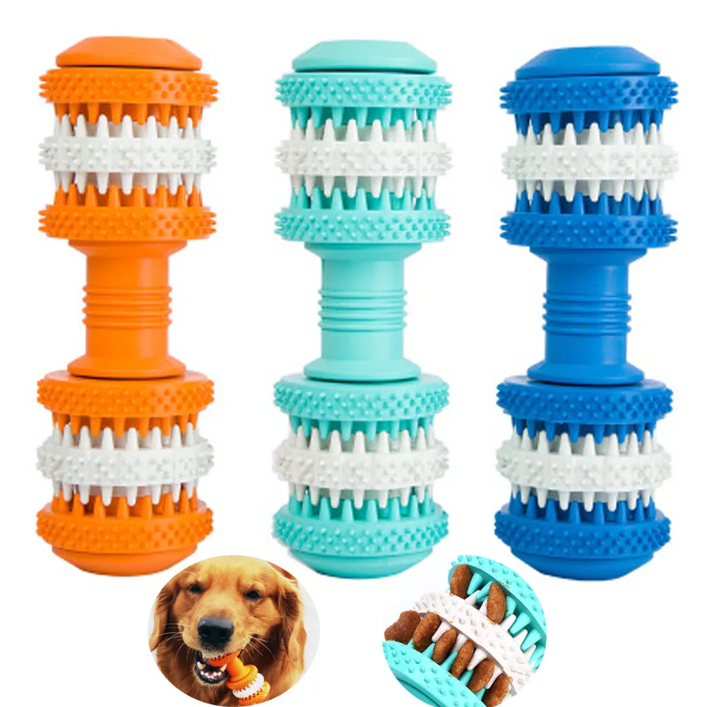 

Dog Toys Interactive Elasticity Chew Toy For Dog Teeth Cleaning Toy Puppy Food Dispenser Molar Bite Toys Aggressive Chewers
