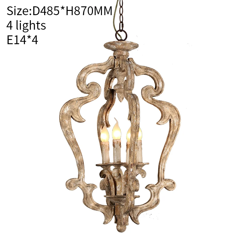 

retro wooden chandeliers lighting kitchen bedroom loft chandelier mid century decor classic hanging lights for nursery baby room