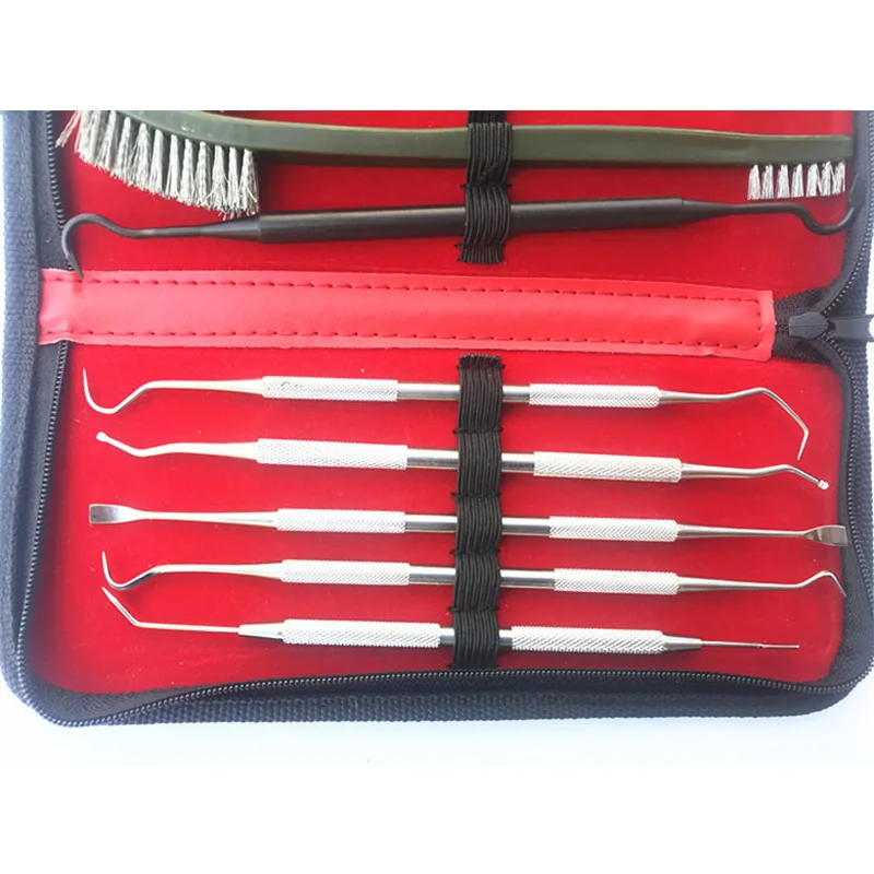 Набор для чистки пистолета 9 шт./компл. универсальная латунная стальная