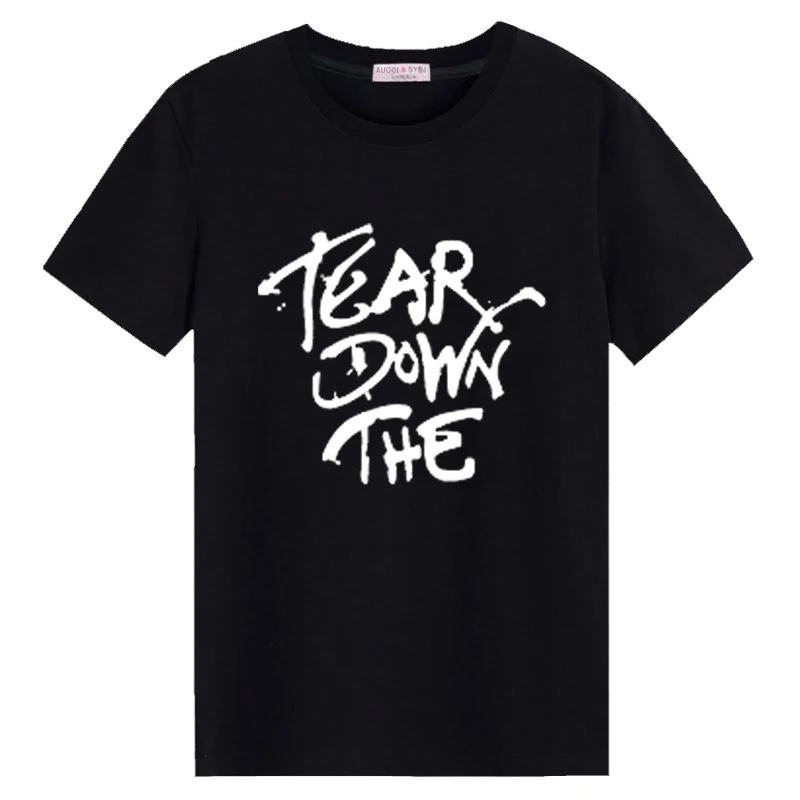 Летние повседневные мужские футболки с коротким рукавом рубашка в Корейском