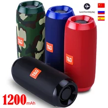 Portable Bluetooth Speaker Wireless Bass Subwoofer Waterproof Outdoor Speakers Boombox AUX TF USB Stereo Loudspeaker Music Box