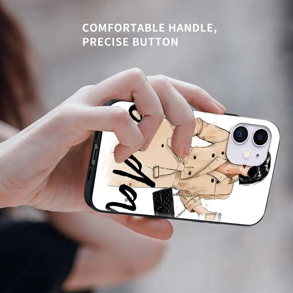 

Girls High Heels Shoes Tpu Phone Case For Apple iPhone 7 11 12 Pro XR X 6 6S XS Max 5 5S 8 Plus SEF Soft Coque Mobile Cover