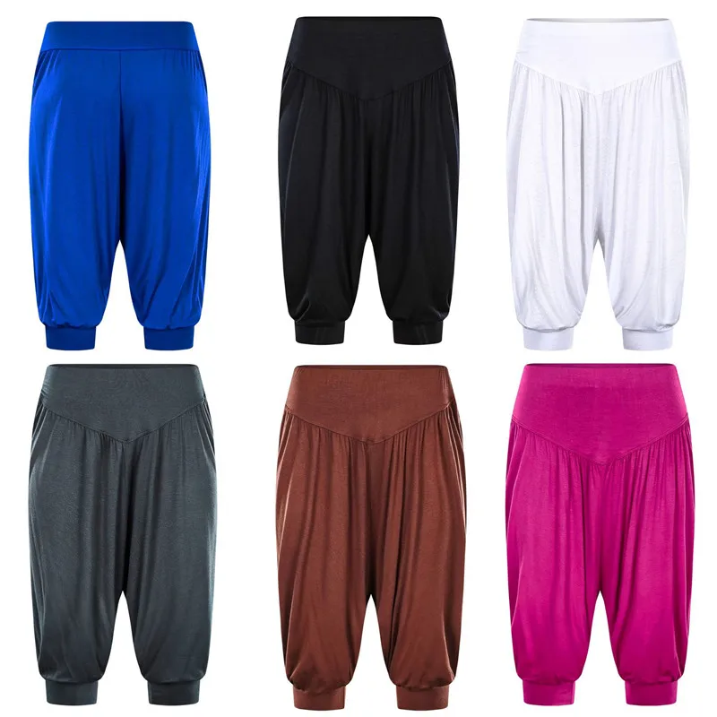 Женские Штаны Для Йоги свободные брюки для занятий йогой мягкие домашние большие