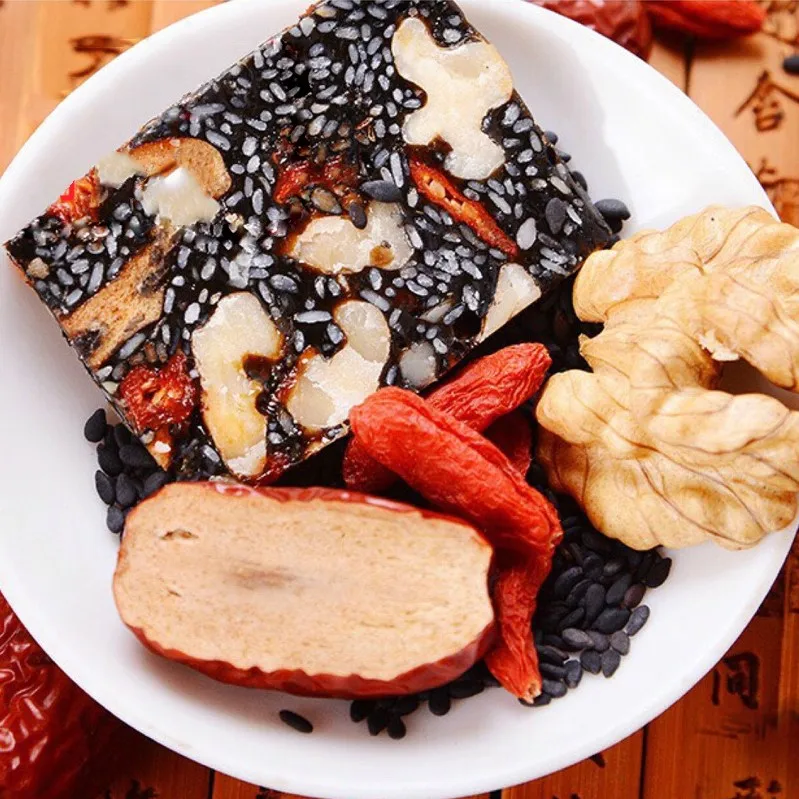 Pastel de gelatina de piel de burro de 500g con fecha roja, Wolfberry, listo para comer Donga, crema de Yuan s&oacute;lido, suplemento de belleza para sangre-1