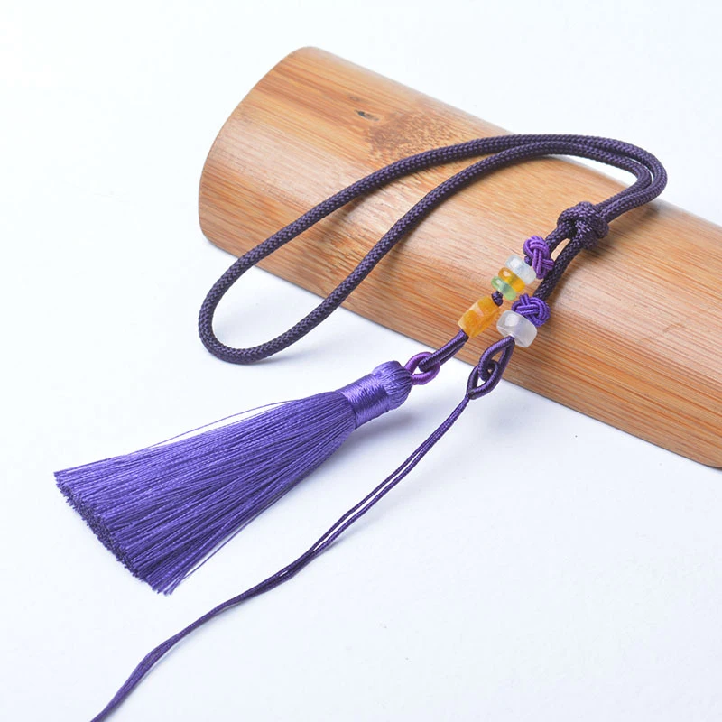 18 см украшения для рукоделия подвесная веревка Нефритовый ювелирный кулон нить