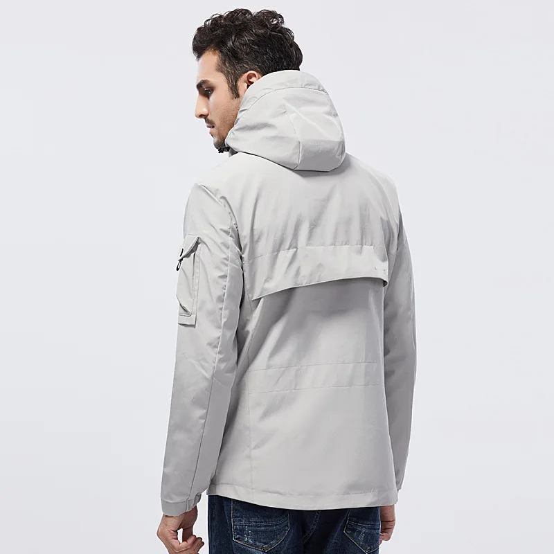 Men's autumn thin windproof coat in large size charge suit mens winter jacket outdoor clothing men Quick Dry Windproof coat men