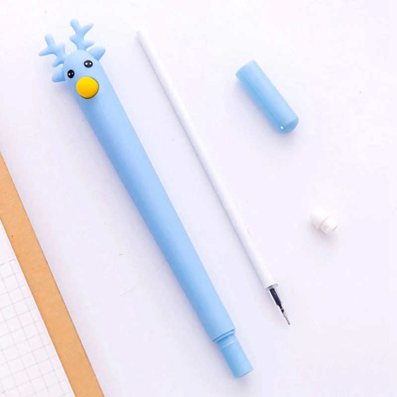 Симпатичная Цветная шариковая ручка с гелевыми чернилами 0 5 мм Детские офисные и