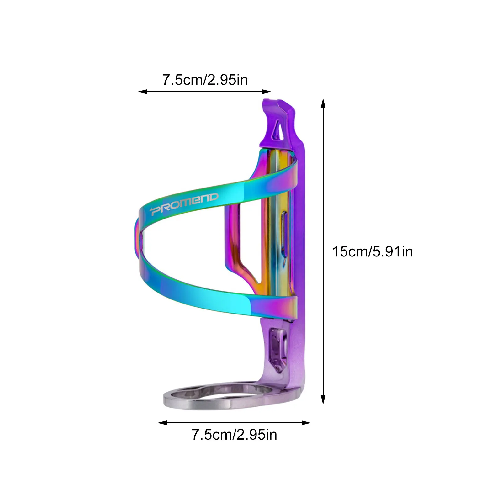

Bike Water Bottle Holder Aluminum Alloy Cycling Bottle Cage Detachable Bicycle Bottle Rack Water Cup Rack For Cycling Accessory