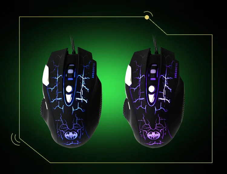 Usb-кабель оптическая электрическая игровая мышь 7 ключей Люминесцентная респираторная лампа огнеупорный ключ перекрестная специальная компьютерная фурнитура