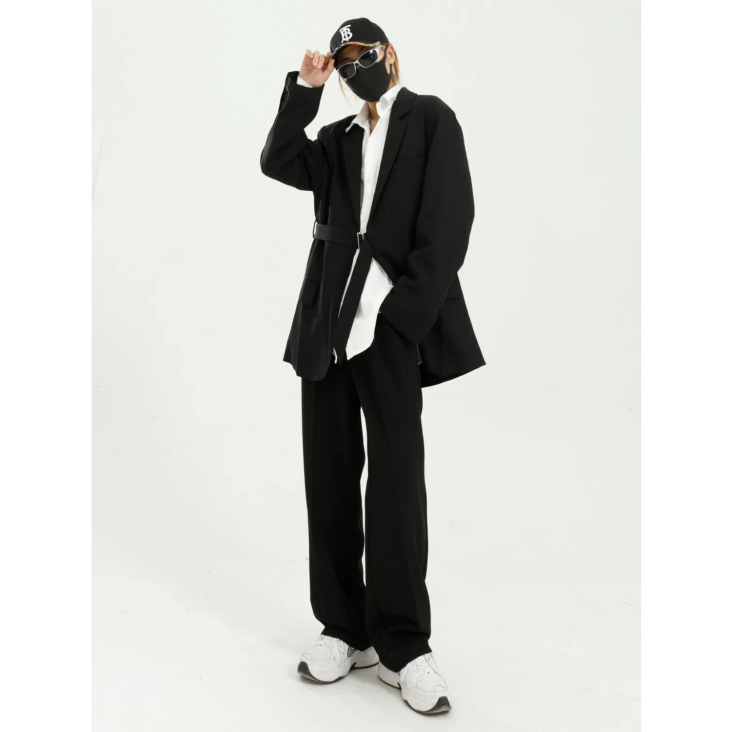 Мужской винтажный Модный уличный костюм пальто брюки мужские костюмы из 2