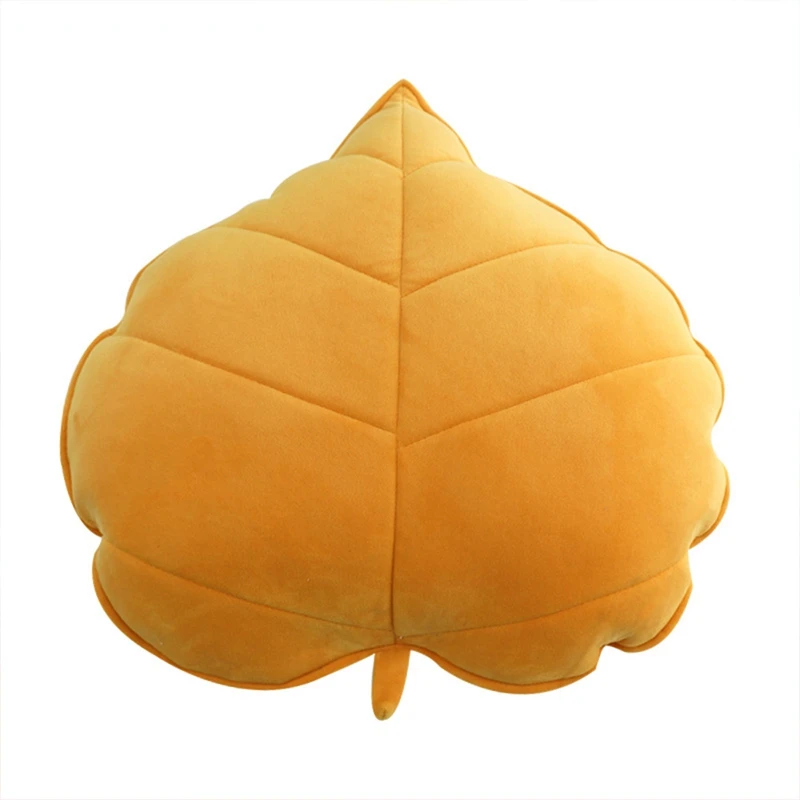 

3D Leaves Shape Soft Sofa Back Cushion Stuffed Plush Toy Bedroom Bedding Car Sleeping Pillows Kids Room Home Decor