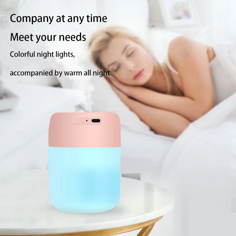 

Mini Air Humidifier 220ML Aroma Essential Oil Diffuser Super Quiet USB Fogger Mist Maker for Home Car