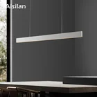 Aisilan 1,2 м кухня обеденный стол бар линейная Подвесная лампа светодиодный подвесной 36 Вт линейный подвесной регулируемый светильник люстра потолочная люстра на кухню люстра в детскую люстры для гостинной