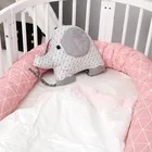 Детская подушка против столкновений прикроватная мягкая детская кровать бампер для новорожденных Колыбель бампер длинная подушка детская кровать забор