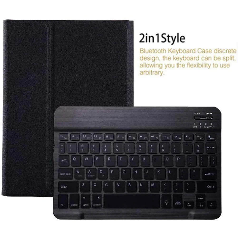 Кожаный чехол-книжка с подсветкой беспроводная клавиатура Bluetooth для iPad 10 2 2019 DOM668 |